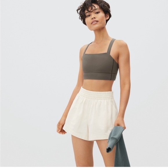 Everlane Perform Cross Back Bra/Crop Top - Picture 1 of 5